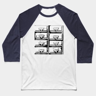 Vintage Library Baseball T-Shirt